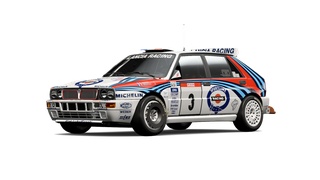 Lancia Delta HF Integrale Rally Car